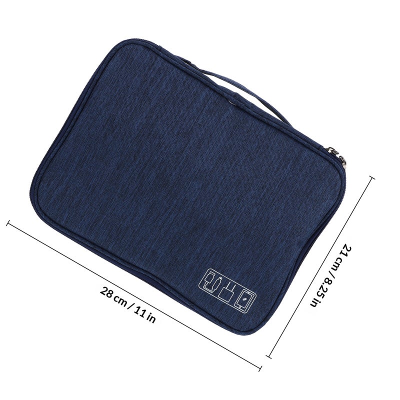 Electronic Accessory Bag Power Bank 3-layer Portable Hard Disk Pouch - Image 2