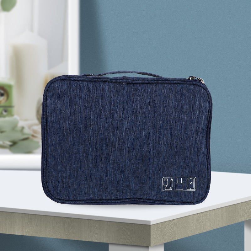 Electronic Accessory Bag Power Bank 3-layer Portable Hard Disk Pouch - Image 5