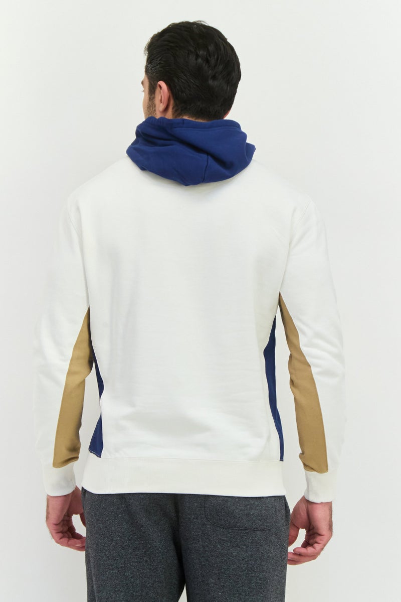 PUMA Men Sportswear Fit Long Sleeve Training Hoodie, White  - Image 3