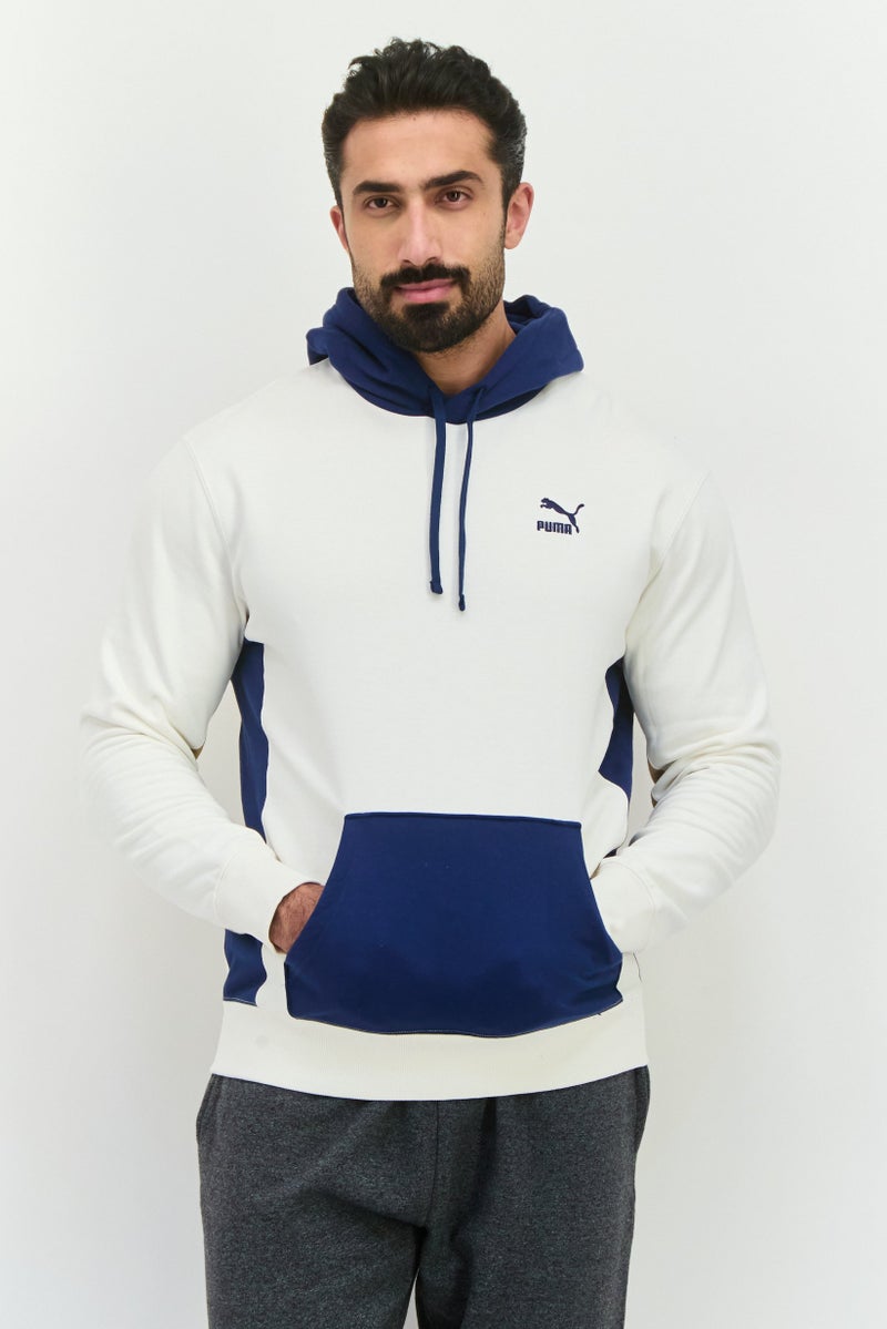 PUMA Men Sportswear Fit Long Sleeve Training Hoodie, White  - Image 1