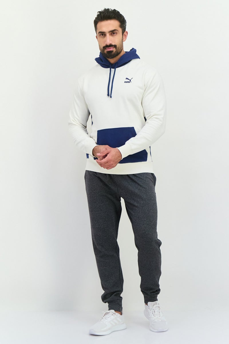 PUMA Men Sportswear Fit Long Sleeve Training Hoodie, White  - Image 4