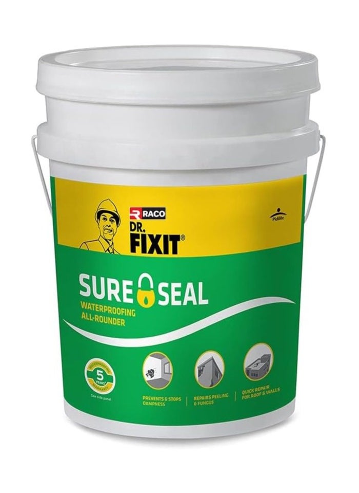 Pidilite - RACO DR.FIXIT Sure Seal Water Proofing All-Rounder Internal and External Walls and Roof Patch Repair 5 Kg - Image 1