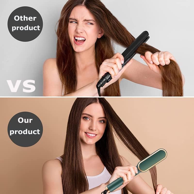 F4FIVE Hair Straightener Comb Brush For Men Women Girls Hair Straightening and Smoothing Comb Electric Straightener with 5 Temperature Control Electric Hair Brush Straightener Straight Comb multi color - Image 4