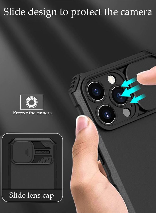 DUNISO iphone14 Pro Max Phone Case 6.7" Full Body Protective Phone Cover Anti-fall Anti-fingerprint Phone Case With Phone Holder and Camera Protector for iphone14 Pro Max  5G Phone Case - Image 4