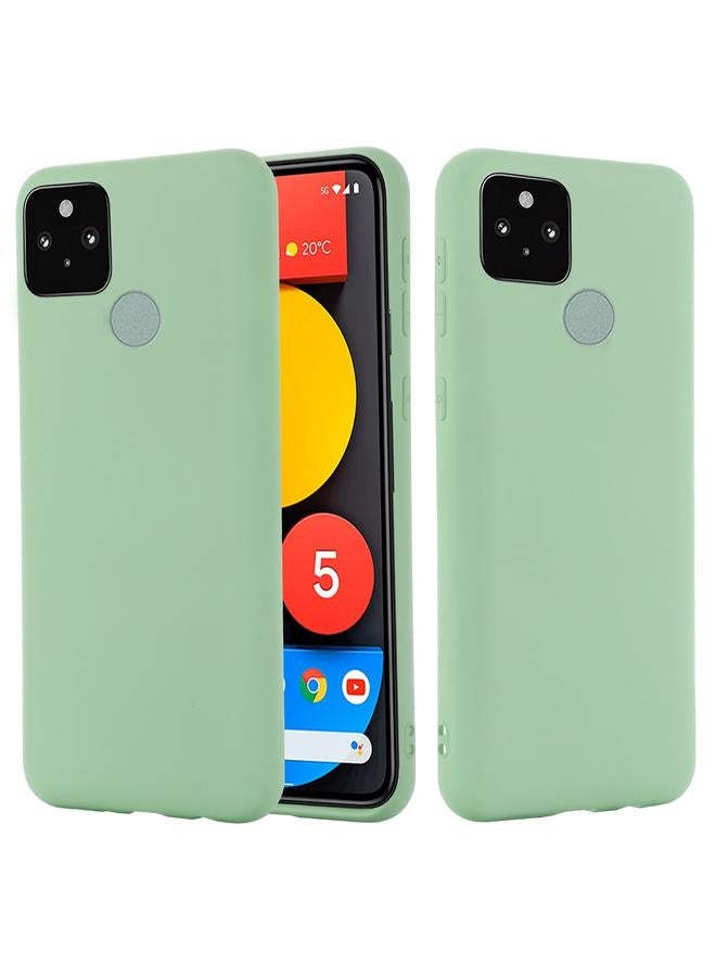 اس-توب جراب لهاتف Google Pixel 5A مصنوع من السيليكون السائل بلون سادة ومضاد للسقوط وغطاء كامل واقٍ - Image 2