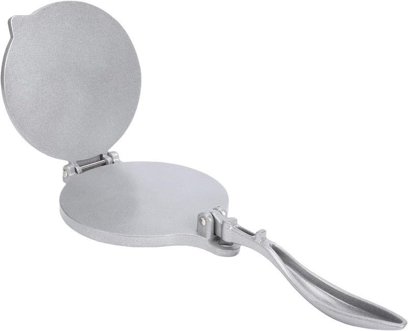 Tnfeeon Manual Dough Press Machine, Quesadilla & Tortilla Makers Wrapper Pressing Tool for Corn Tortillas Tamales Chapti Naan Bread Manual Dough Press Machine, Household Dumpling Kitchen (Silver) - Image 1