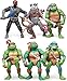 OBXAVV 47 Turtles Action Figures 6PCS Figure Bundle Toys Collection Birthday for Kids - Image 3