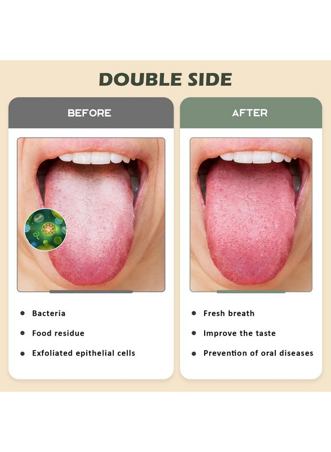 Isshah Tongue Scraper Cleaner PETA Approved Vegan Natural Eco Fiber Material 100% BPA Free Tongue Scrapers for Oral Care & Hygiene - 3 Count - Image 4