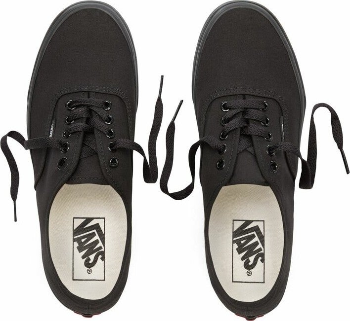 VANS UA Authentic VN000EE3BKA1 Unisex BLACK Casual Sneaker Shoes  - Image 2