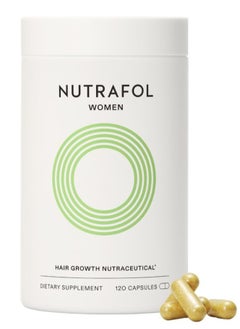 Nutrafol Hair Loss Supplement with Essential Hair Vitamins for Women, 120 Capsules