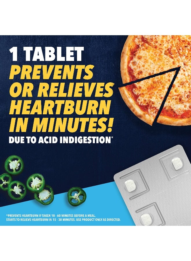 Pepcid Pepcid AC Maximum Strength Heartburn Relief Tablets OTC Medicine Prevents Relieves Heartburn Due to Acid Indigestion 20mg Famotidine Acid Reducer FastActing 75 Ct  - Image 2