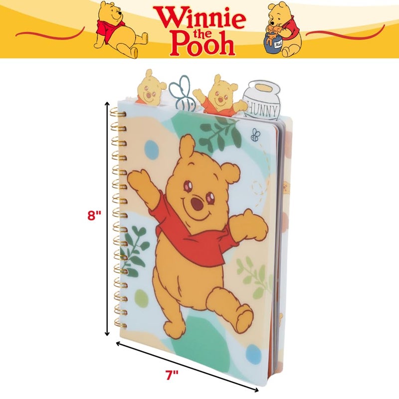 Innovative Designs Winnie the Pooh Tab Journal Notebook, Spiral Bound, 96 Lined Pages, 8 x 7 inches - Image 5