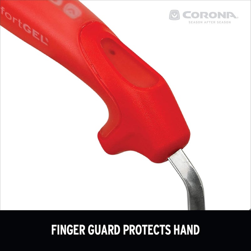 Corona CT 3314 Premium Stainless Steel ComfortGEL Garden Trowel, 13.5" Overall Length, Handle Length 7", Red - Image 5