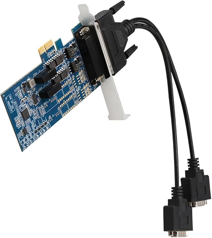 بطاقة تسلسلية من النوع الصناعي بمنفذ 4 RS422 RS485 PCIE لتوصيل الآلات ونقل البيانات - Image 1