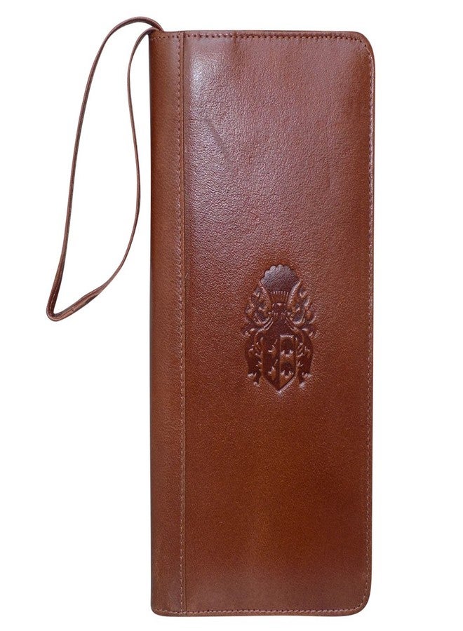 Style Shoes Style98 Unisex Leather Passport Holder (Brown) - Image 1