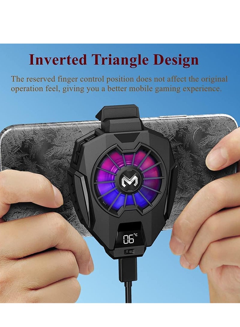 Phone Cooler, Mobile Cooling Fan without Noise, Cellphone Radiator for Mobile Games,Tiktok - Image 3