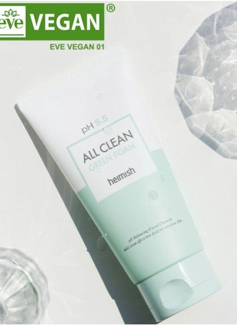 Heimish All Clean Green Foam For Sensitive Skin 150g  - Image 2