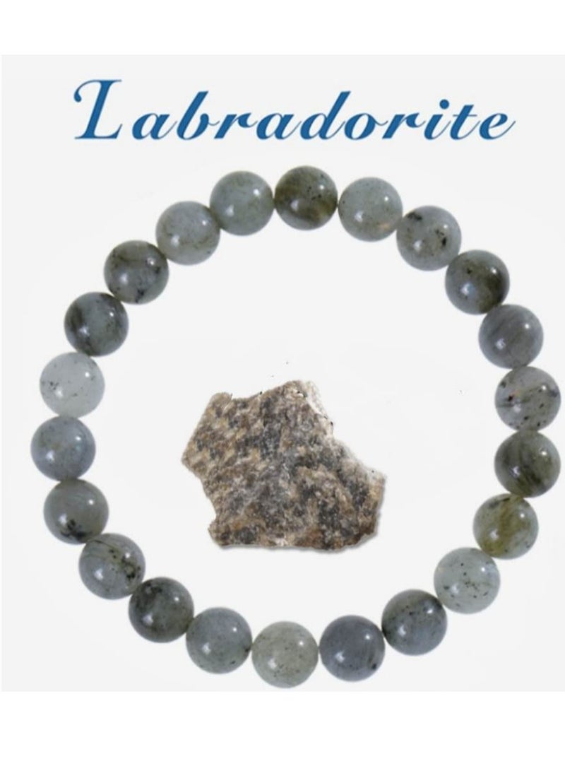 Labradorite Bracelet  Crystal Stone Bracelet For Men Women