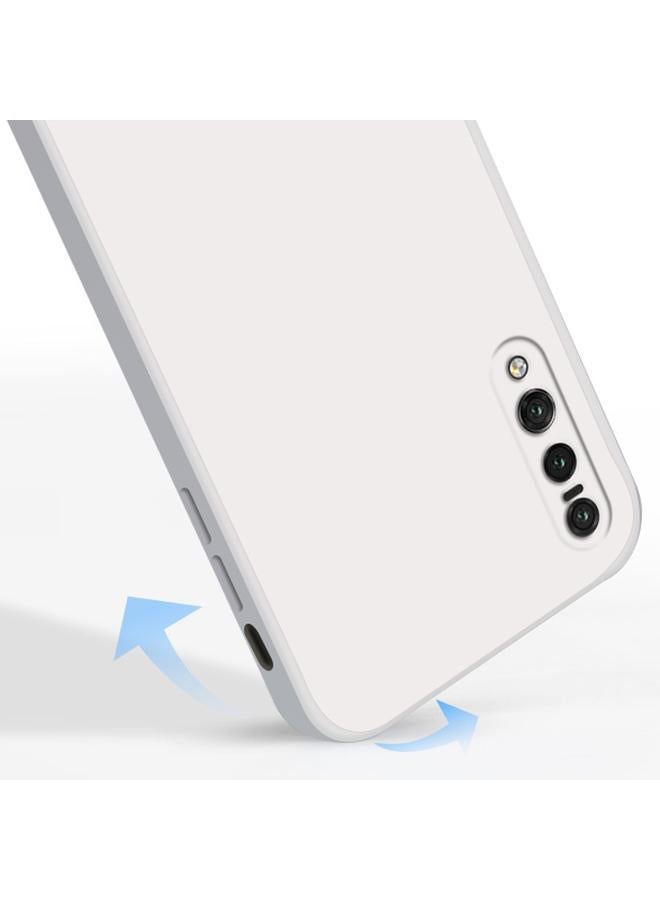 اس-توب جراب لهاتف Huawei P20 Pro بلون سادة من السيليكون السائل المقلد مع حافة مستقيمة وغطاء حماية كامل مقاوم للسقوط - Image 5