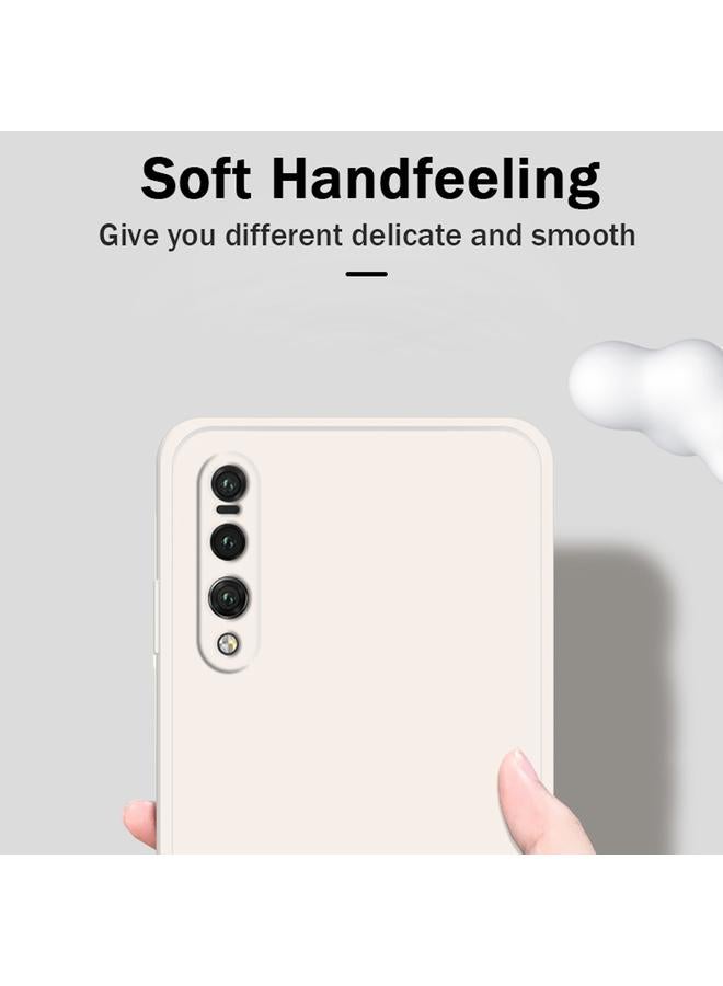 اس-توب جراب لهاتف Huawei P20 Pro بلون سادة من السيليكون السائل المقلد مع حافة مستقيمة وغطاء حماية كامل مقاوم للسقوط - Image 2