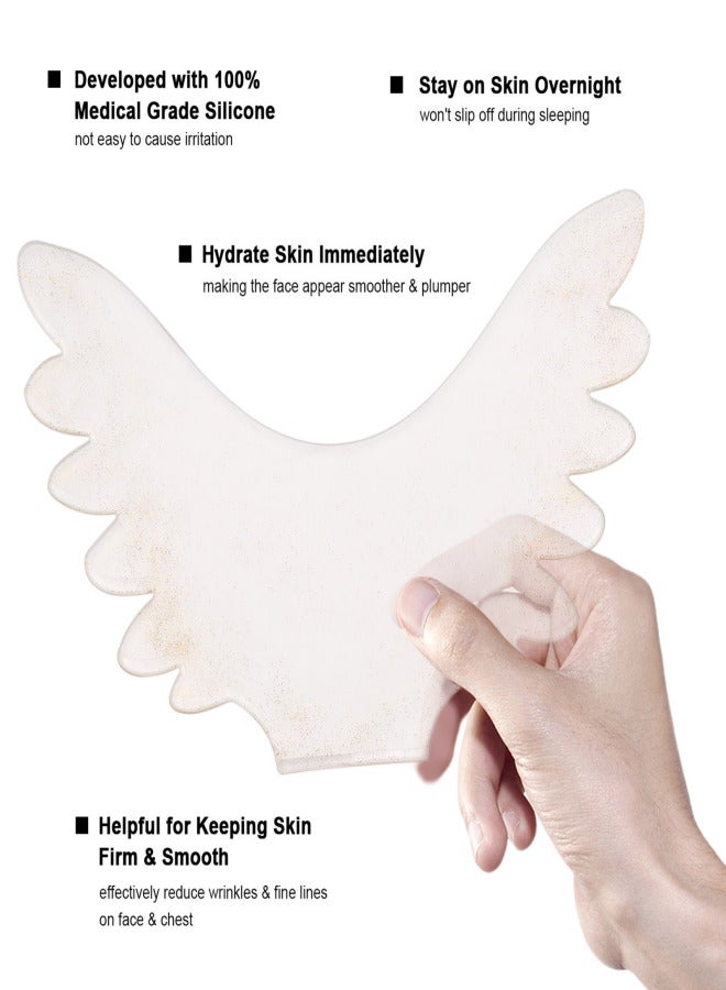 Wrinkle Remover Pads for Chest Anti Wrinkle Treatment Silicone Smoothing Wrinkle Patches for Chest Woman Skin Care - Image 3