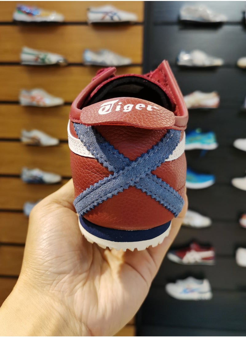 Onitsuka Tiger Red and Blue Retro MEXICO 66™ Casual Shoes for Men and Women  - Image 4