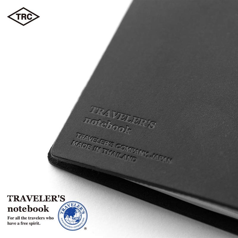 DESIGNPHIL Traveler's Notebook, Regular Size, Black, 13714006 - Image 4