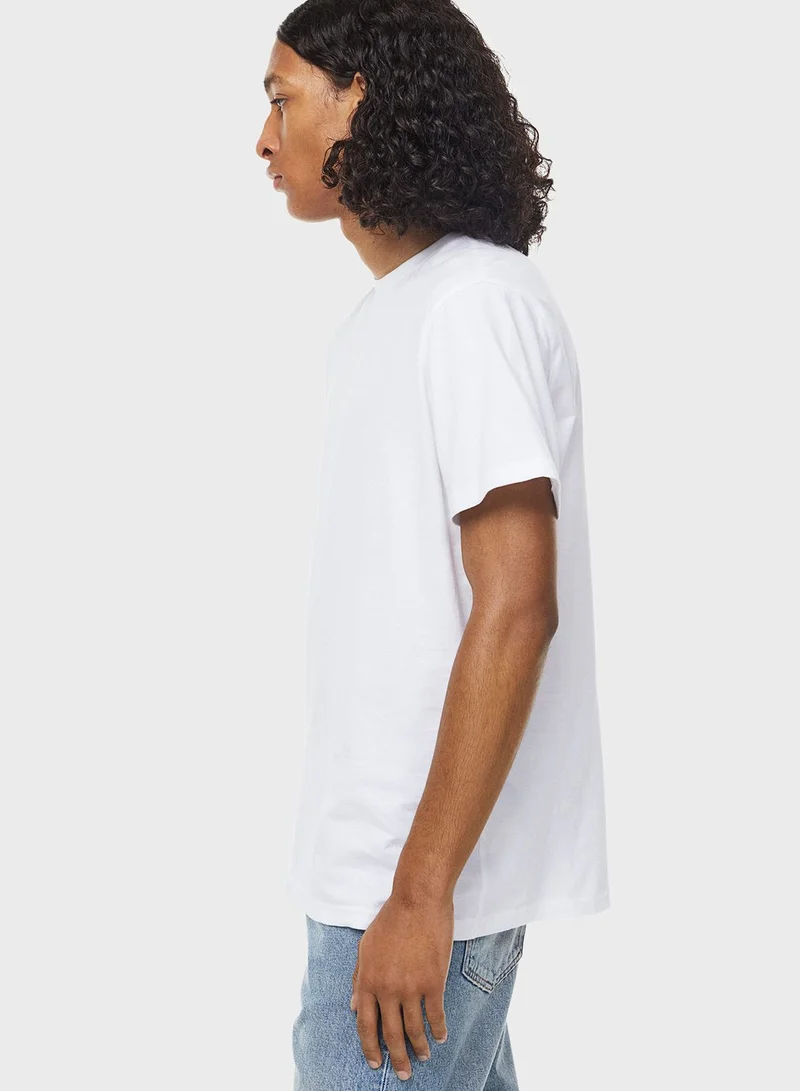 H&M Cotton T-Shirt Regular Fit