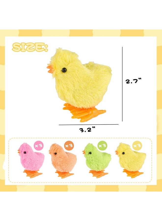 3 اوترس 12 قطعة من ألعاب الدجاج الملون القابل للنفخ، ألعاب دجاج لطيفة قابلة للنفخ للأطفال، حقائب هدايا وصناديق كنز، هدايا حفلات - Image 2