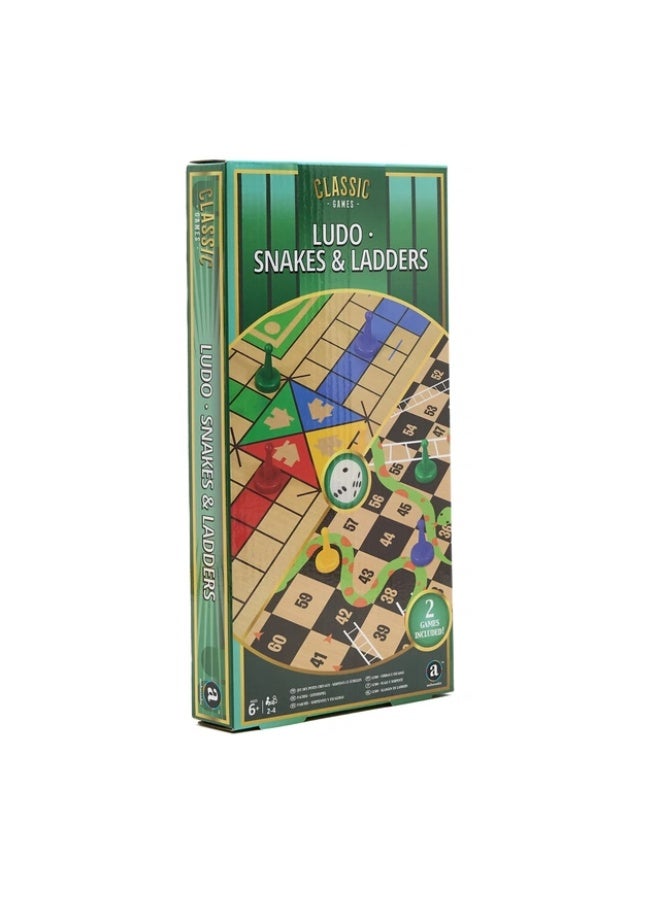 Ambassador Classic Games - 2-in-1 Ludo, Snakes & Ladders (basic) - Image 3