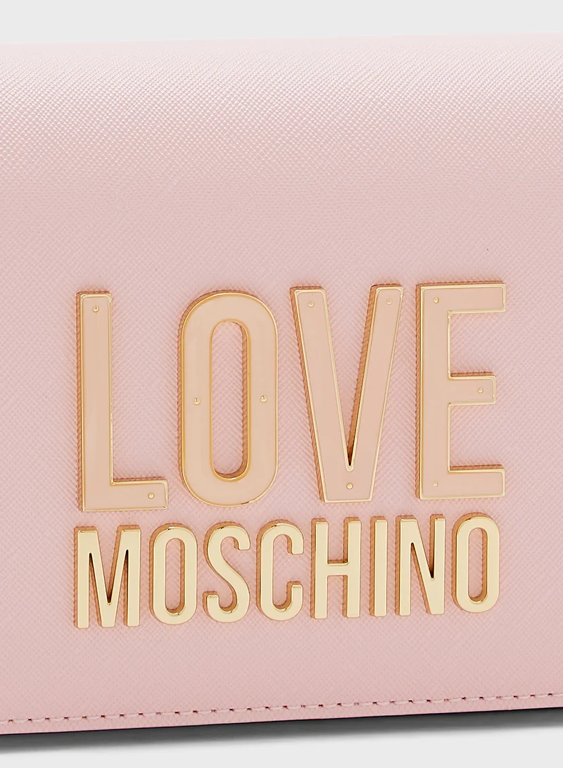 Love Moschino POWDER PU-MULTICOLOUR NYLON POWDER PU-MULTICOLOUR