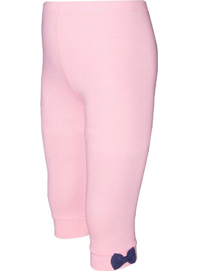 Pale Pink Basic Girl Bow Knee-Length Leggings Capri - pzsku/ZEF1AA1760E06891AAD60Z/45/_/1726146131/af81137b-2cce-4d4c-9db5-fda5479026c5