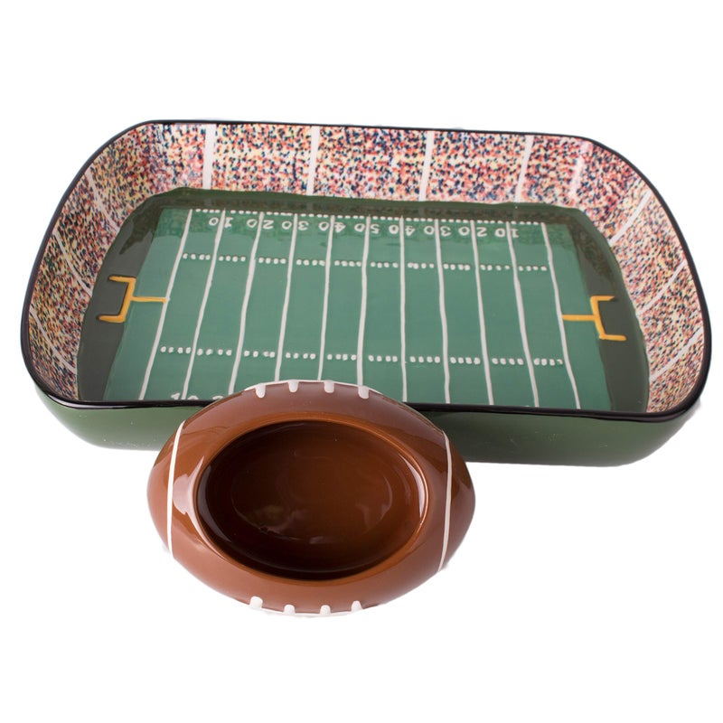 BURTON Football Stadium Chip And Dip Sports Serving Set - Image 3