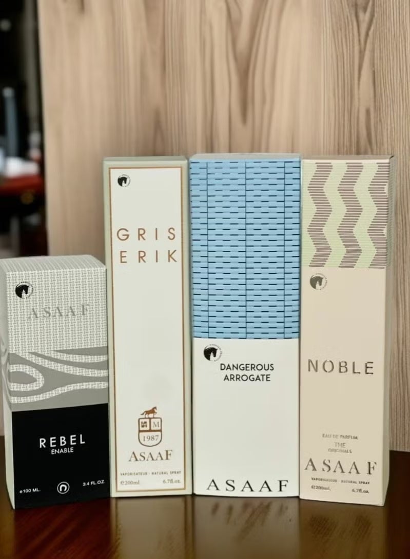 ASAAF A distinctive collection of Asaaf perfumes, 4 pieces - Image 1
