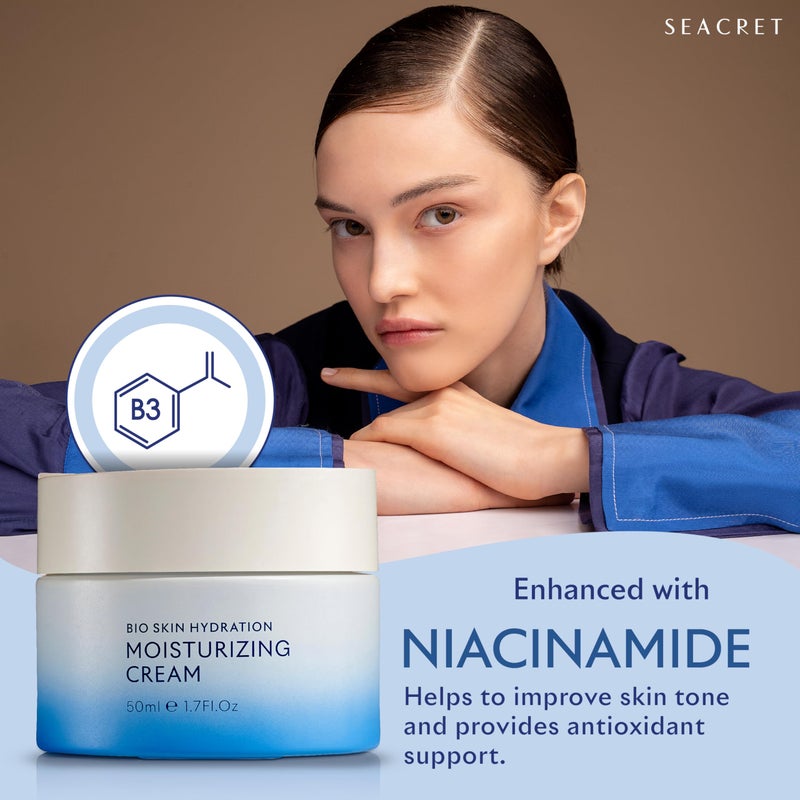 SEACRET Minerals Bio Skin Hydration Face Cream, A Rich Face Moisturizer Enriched with Dead Sea Minerals for Maximum Nourishment, Gel Cream, 1.7 Fl Oz / 50 ml - Image 4