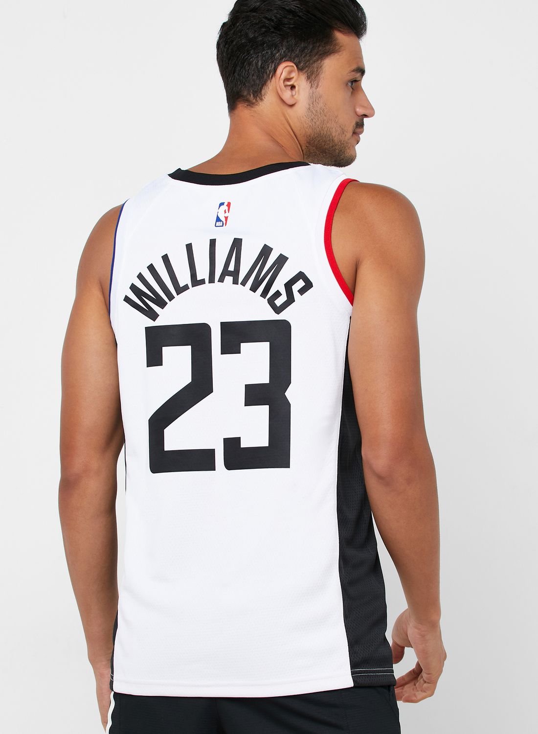 Nike NBA Lou Williams Los Angeles Clippers City Edition Men's T-Shirt White  AV4644-100