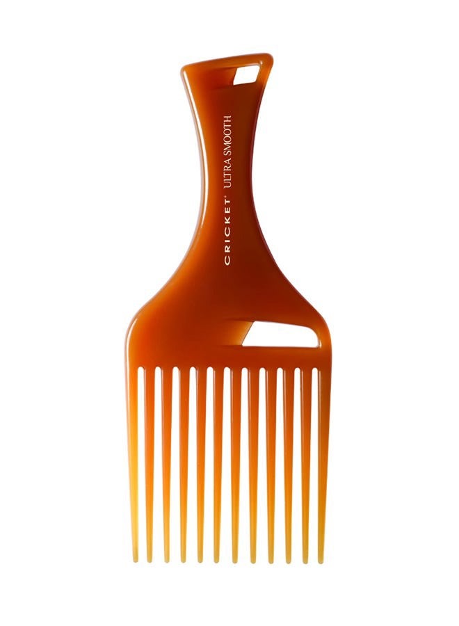 Cricket Ultra Smooth Hair Pick Comb for Volumizing, Detangling, and Reducing Frizz - Enriched with Argan, Olive Oil, and Keratin Infused, Ideal for Curly, Thick, and Long Hair - Image 1