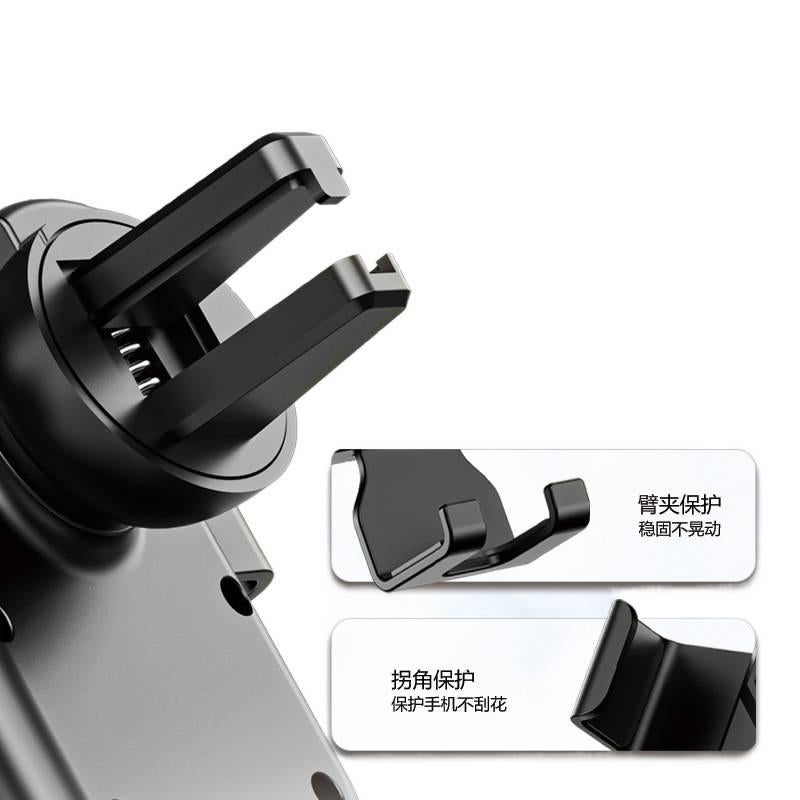 Car Phone Holder, Auto Lock Mechanism, Black, Air Vent Mount, Universal Fit, 360 Degree Rotation - Image 4