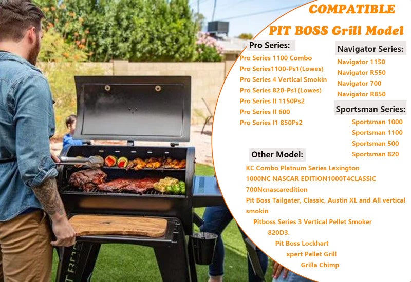 FCCUM Replacement RTD Temperature Probe Sensor, Compatible with Pit Boss Pellet Grill PB1000XL-025-R00 V2 - Image 2
