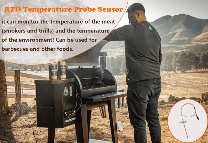 FCCUM Replacement RTD Temperature Probe Sensor, Compatible with Pit Boss Pellet Grill PB1000XL-025-R00 V2 - Image 5