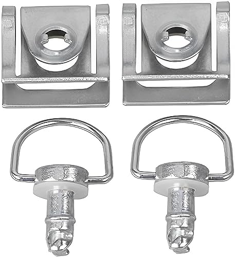 LangPu Motorcycle 14 Turn Quick Release Fasteners Fairing Bolts Studs Quarter Turn Clips for Honda Yamaha Suzuki kawasaki Ducati Aprilia Ktm Race Fairings 2 Pack Size1 - Image 1