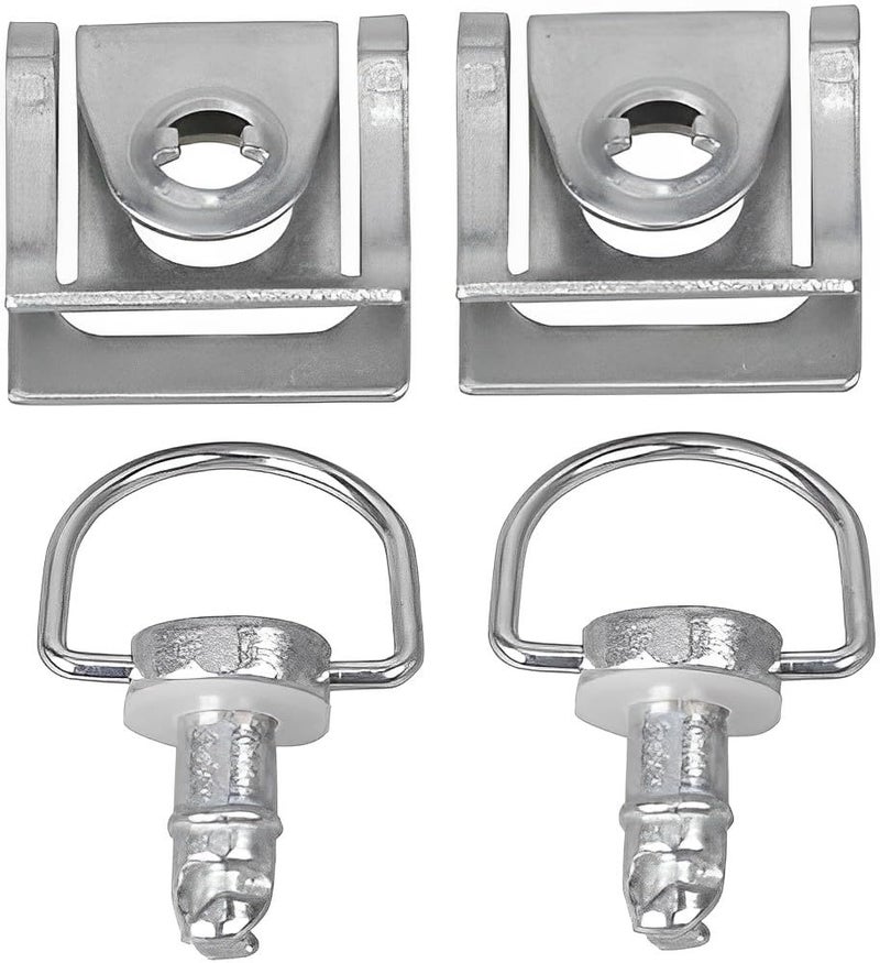 LangPu Motorcycle 14 Turn Quick Release Fasteners Fairing Bolts Studs Quarter Turn Clips for Honda Yamaha Suzuki kawasaki Ducati Aprilia Ktm Race Fairings 2 Pack Size1 - Image 3