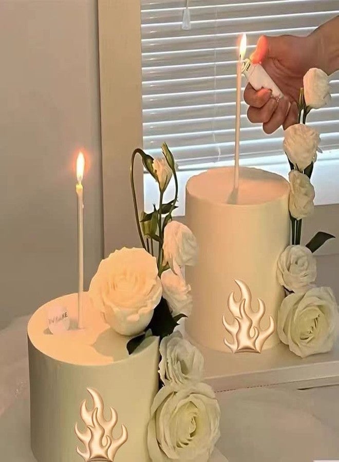 KuuGuu 3 PCS Flame Fondant Molds Fire Cake Decorating Silicone Molds Flame Shape Molds for Sugarcraft Cake Border Decoration Cupcake Topper Chocolate Candy Jewelry Polymer Clay Gum Crafting Projects - Image 5
