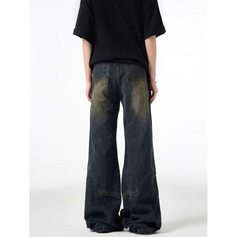 Unisex Classic Denim Jeans Loose Fit Daily Outdoor Wear - Image 5
