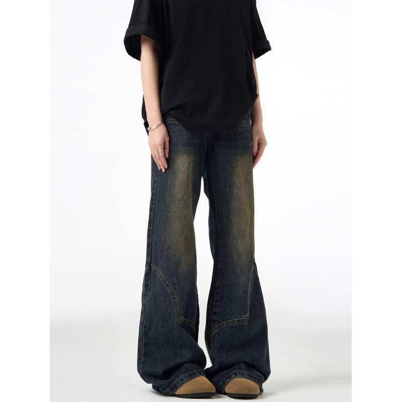 Unisex Classic Denim Jeans Loose Fit Daily Outdoor Wear - Image 4