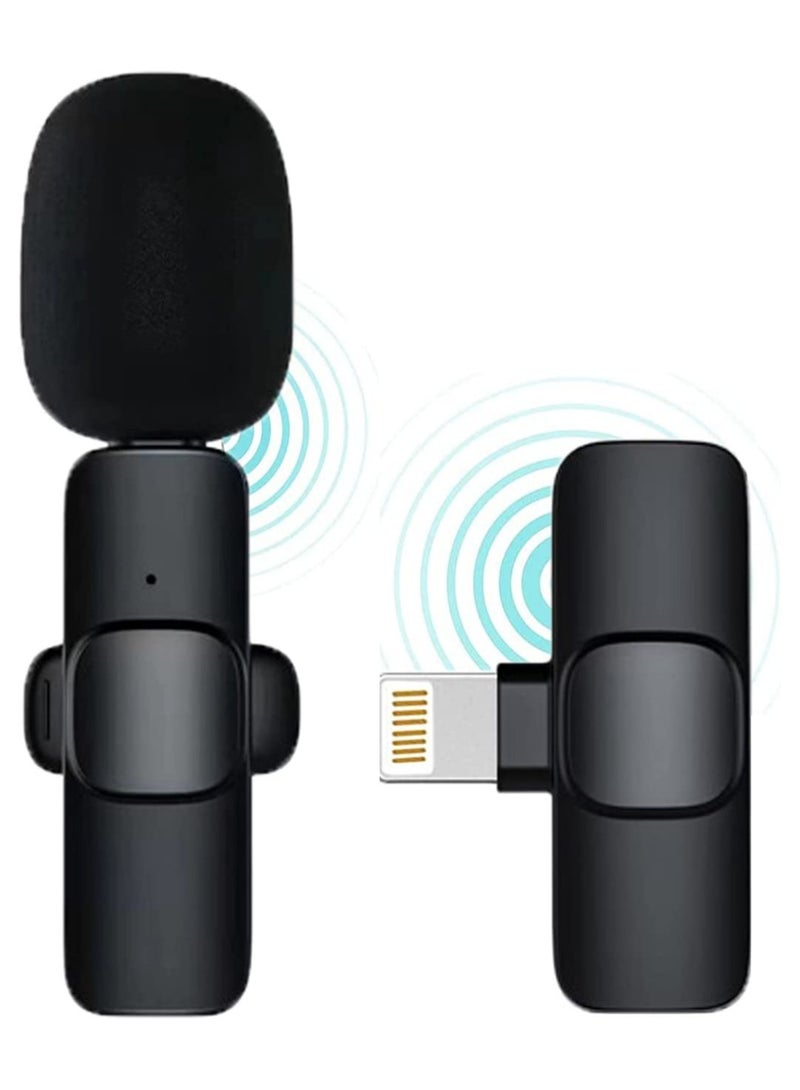 (2022 Upgrade) Bentifar Wireless Lavalier Microphone for iPhone iPad Mini Mic for YouTube Facebook Live Stream TikTok Vlog Zoom Video Recording - Image 1
