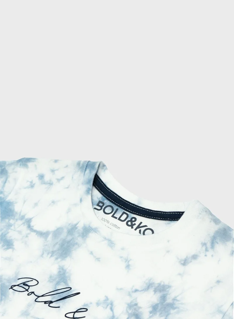 بولد اند كو Kids Tie Dye T-Shirt