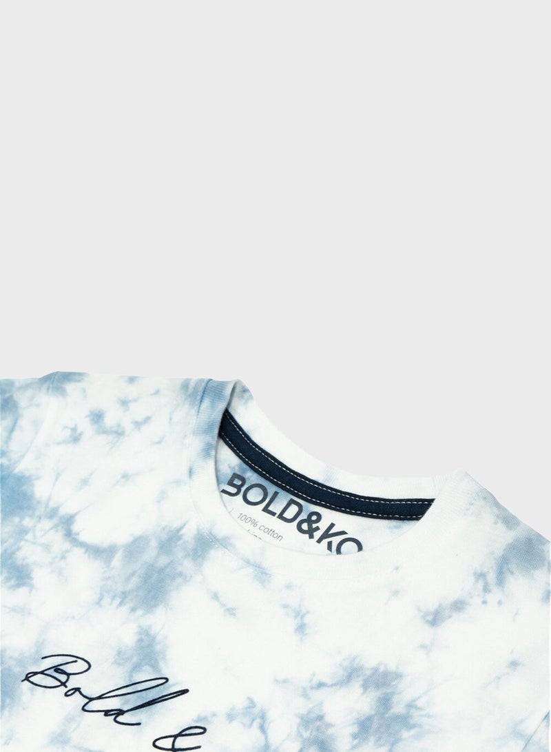 BOLD&KO Kids Tie Dye T-Shirt - Image 3