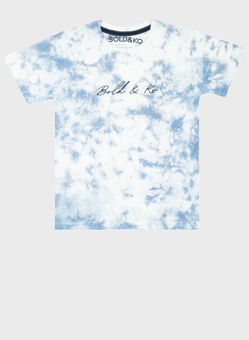 BOLD&KO Kids Tie Dye T-Shirt - Image 1