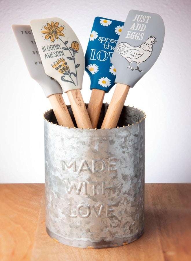 كارما هدايا كارما، ملعقة مسطحة، زهور شيلي - Image 3